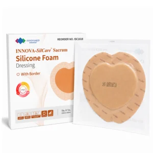 INNOVA-SilCare™ Silicone Foam Dressing with Border 18cm x 18cm  / 7" x 7"  | Advanced Wound Dressing | SACRUM